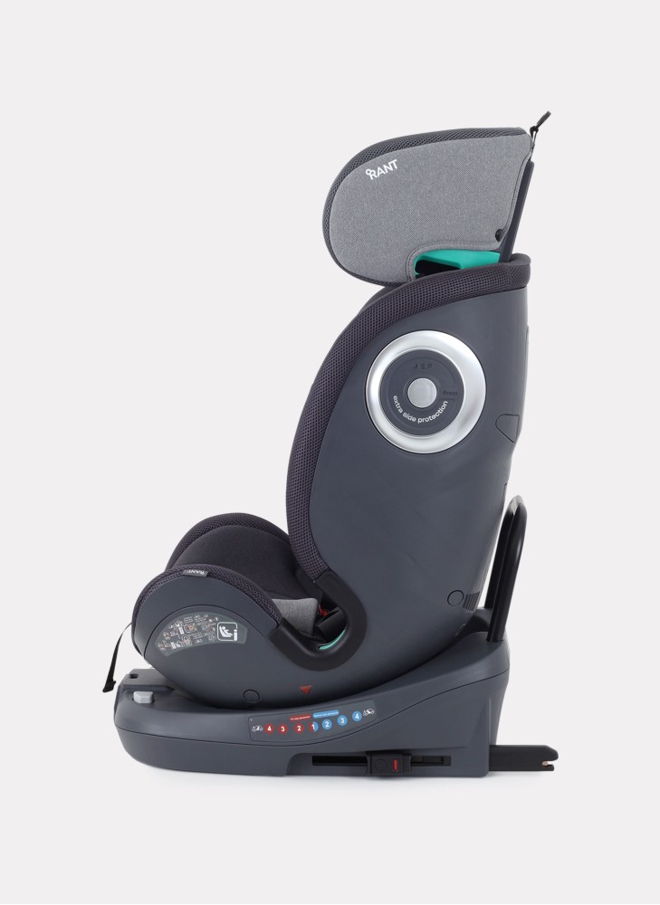 Детское автокресло Rant MultiFix с креплением Isofix | Рост детей 40-150 см | Зеленое | Группа 0-1-2-3 (0 - 36 кг) | С поворотной базой на 360