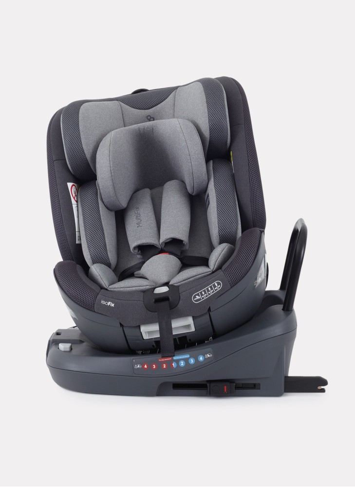 Детское автокресло Rant MultiFix с креплением Isofix | Рост детей 40-150 см | Зеленое | Группа 0-1-2-3 (0 - 36 кг) | С поворотной базой на 360