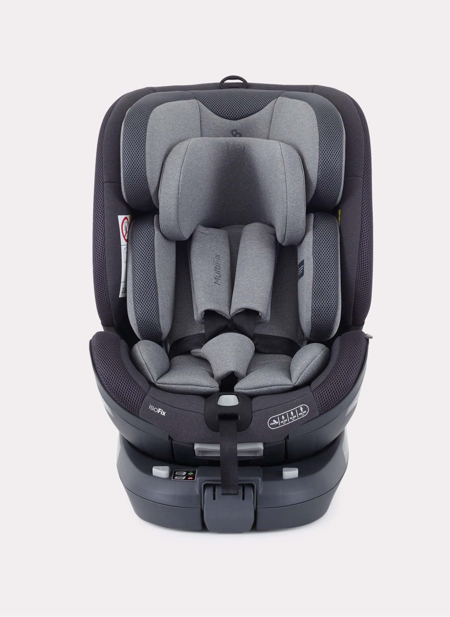 Детское автокресло Rant MultiFix с креплением Isofix | Рост детей 40-150 см | Зеленое | Группа 0-1-2-3 (0 - 36 кг) | С поворотной базой на 360