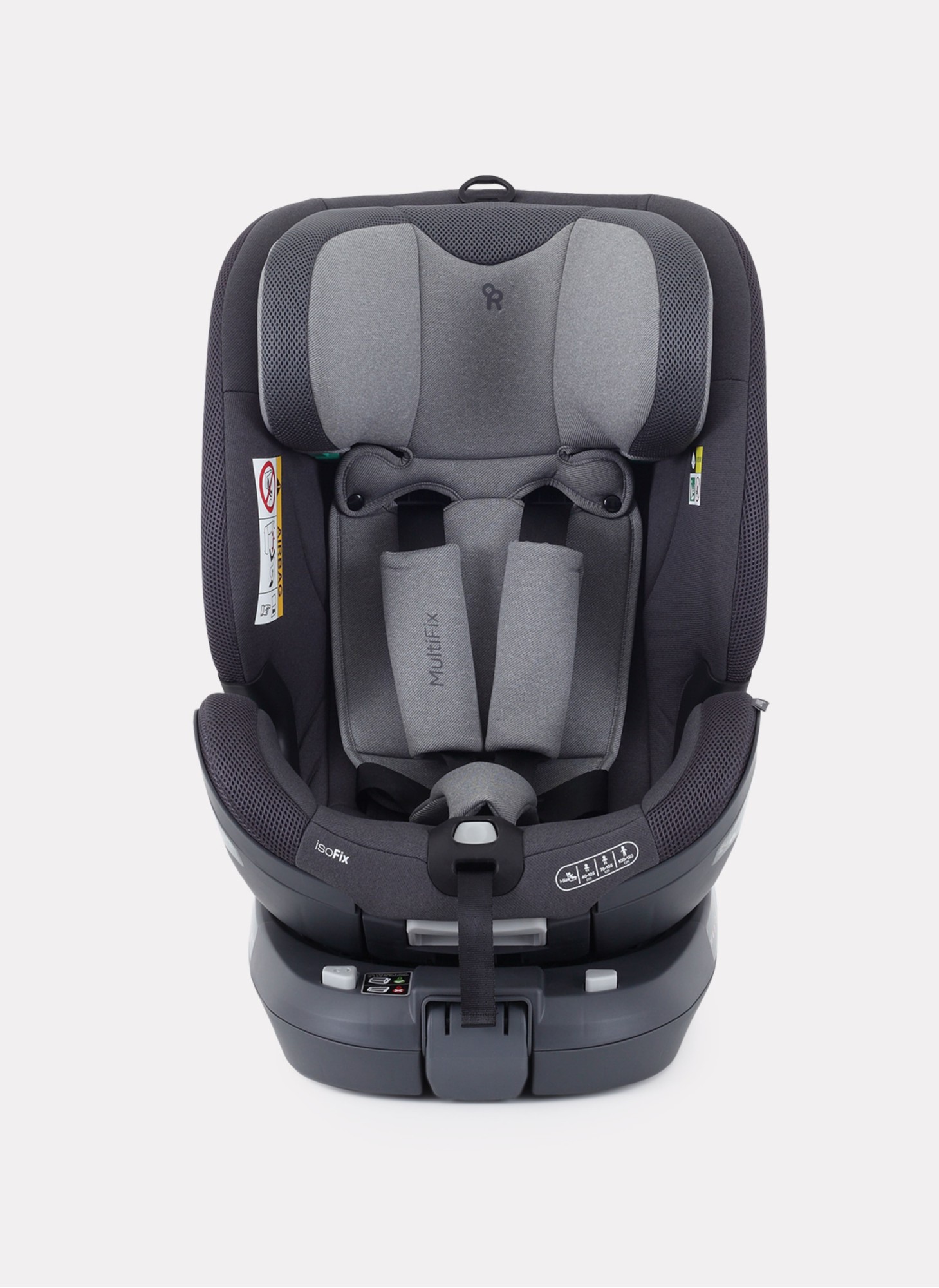 Детское автокресло Rant MultiFix с креплением Isofix | Рост детей 40-150 см | Зеленое | Группа 0-1-2-3 (0 - 36 кг) | С поворотной базой на 360