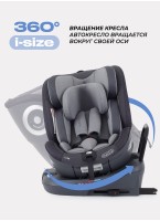 Детское автокресло Rant MultiFix с креплением Isofix | Рост детей 40-150 см | Зеленое | Группа 0-1-2-3 (0 - 36 кг) | С поворотной базой на 360