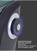 Детское автокресло Rant MultiFix с креплением Isofix | Рост детей 40-150 см | Зеленое | Группа 0-1-2-3 (0 - 36 кг) | С поворотной базой на 360