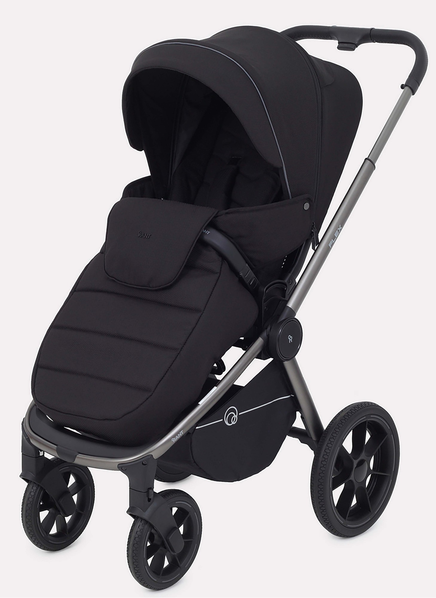 Коляска 2 в 1 Rant Flex Pro 2023 RA074 Black
