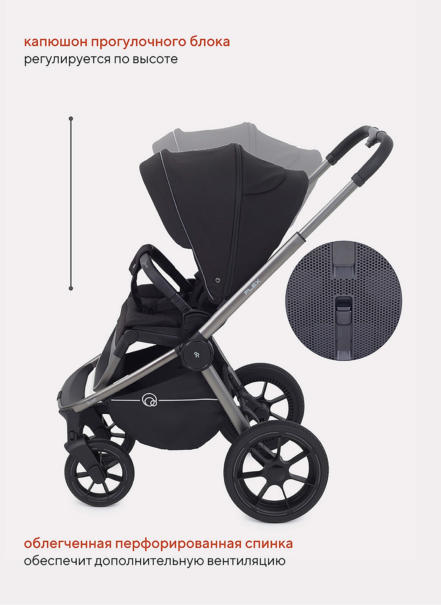 Коляска 2 в 1 Rant Flex Pro 2023 RA074 Black