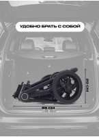 Детская коляска 2в1 Rant Flex RA076 графитовая | Люлька и прогулка | Реверсивный блок | Резиновые поворотные колеса | С амортизацией