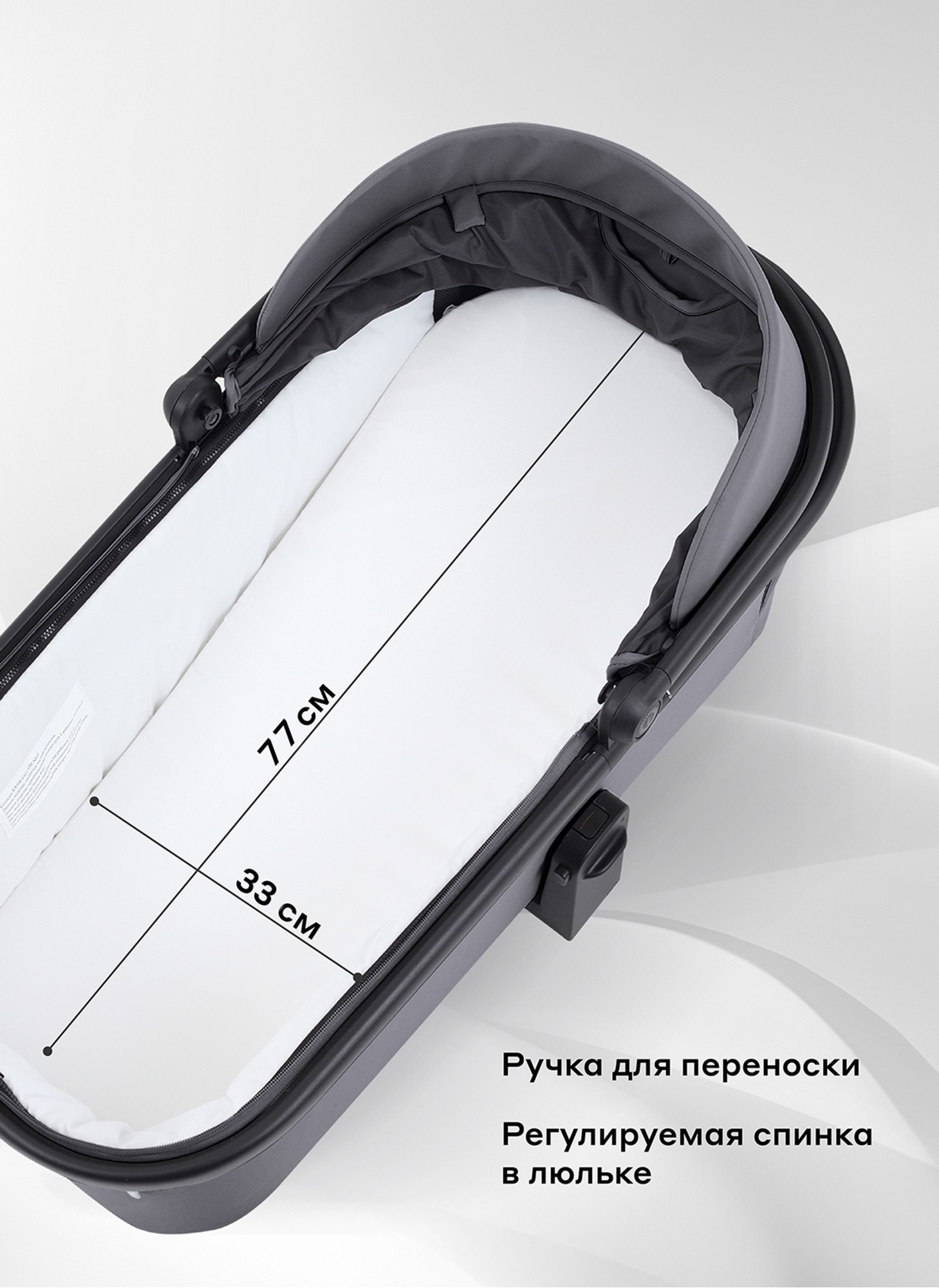 Детская коляска 2 в 1 Rant Falcon Neo с пружинной амортизацией всех колес | Резиновые колеса, передние - поворотные с фиксацией прямолинейного движения | Цвет коляски - серый