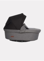 Детская коляска 2 в 1 Riko Basic Bella Lux 01 с реверсивным прогулочным блоком | Коляска с плавной амортизацией | Передние "умные" поворачиваемые надувные колеса | Цвет - темно-серый