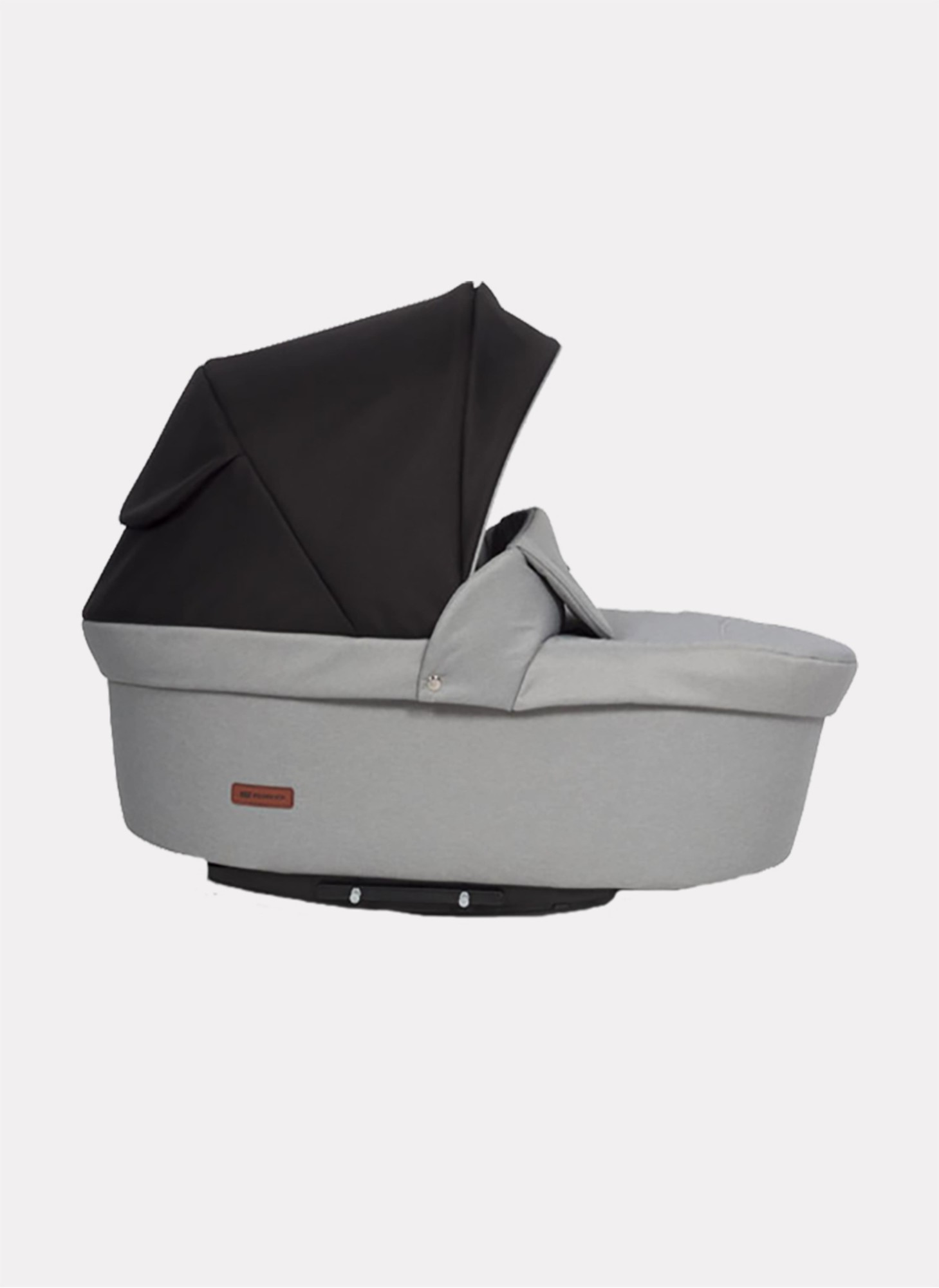 Детская коляска 2 в 1 Riko Basic Bella Lux 02 с реверсивным прогулочным блоком | Коляска с плавной амортизацией | Передние "умные" поворачиваемые надувные колеса | Цвет - серый