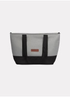 Детская коляска 2 в 1 Riko Basic Bella Lux 02 с реверсивным прогулочным блоком | Коляска с плавной амортизацией | Передние "умные" поворачиваемые надувные колеса | Цвет - серый