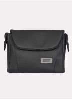 Коляска для новорожденных с большими колесами Riko Basic Montana Ecco Prestige (2 в 1) | Надувные колеса | Цвет - черный | Реверсивный прогулочный блок | Амортизация