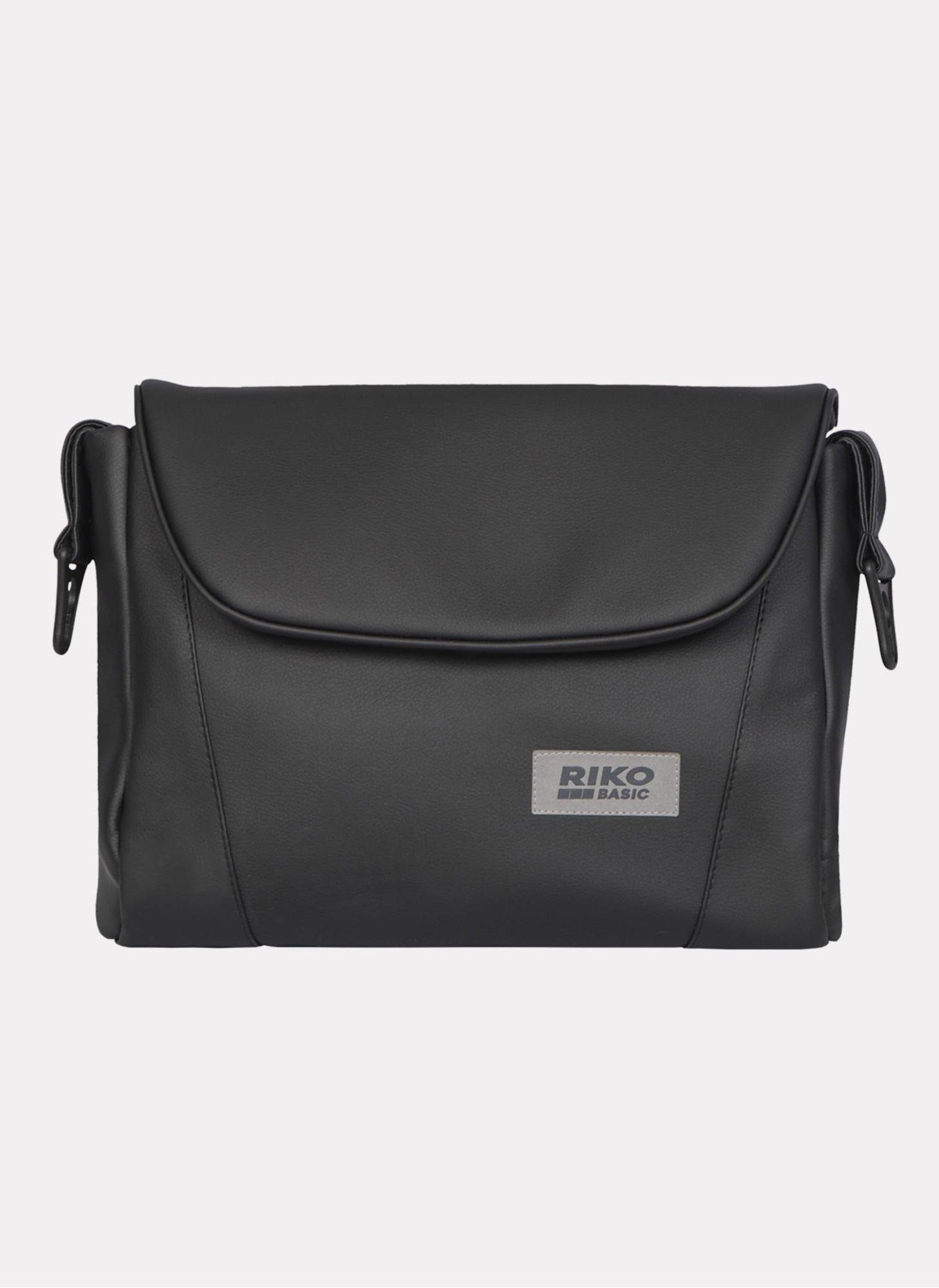 Коляска для новорожденных с большими колесами Riko Basic Montana Ecco Prestige (2 в 1) | Надувные колеса | Цвет - черный | Реверсивный прогулочный блок | Амортизация