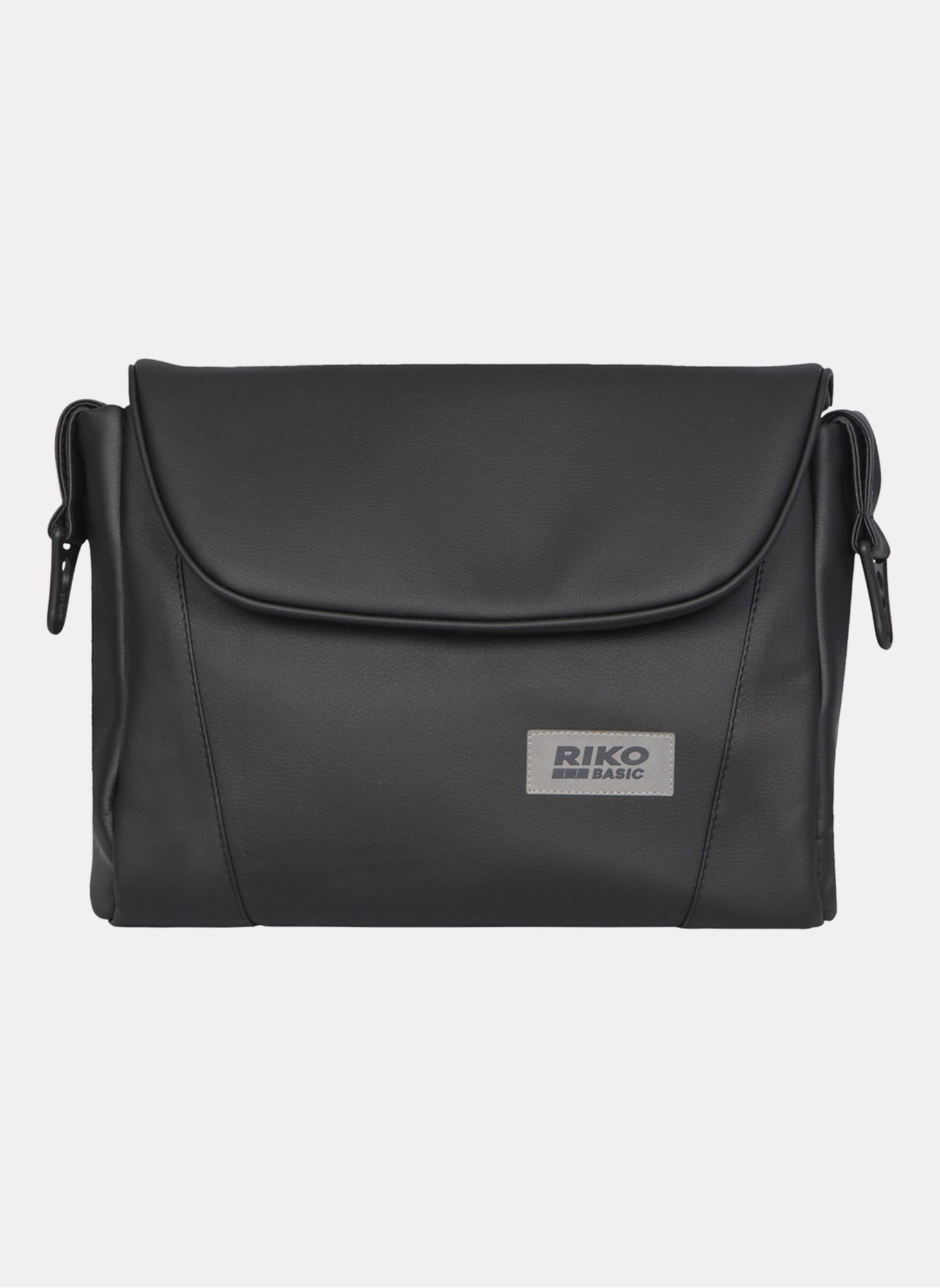 Детская коляска 2 в 1 Riko Basic Montana Premium Gold 02 из экокожи | Реверсивный прогулочный блок | Регулируемая амортизация | Передние поворачиваемые колеса из резины | Цвет - черный