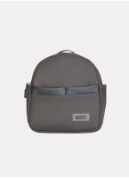 Детская коляска 2 в 1 Riko Basic Delta Ecco из экокожи, с поворотными передними колесами | Реверсивный прогулочный блок | Колеса из вспененной резины | Цвет - коричневый