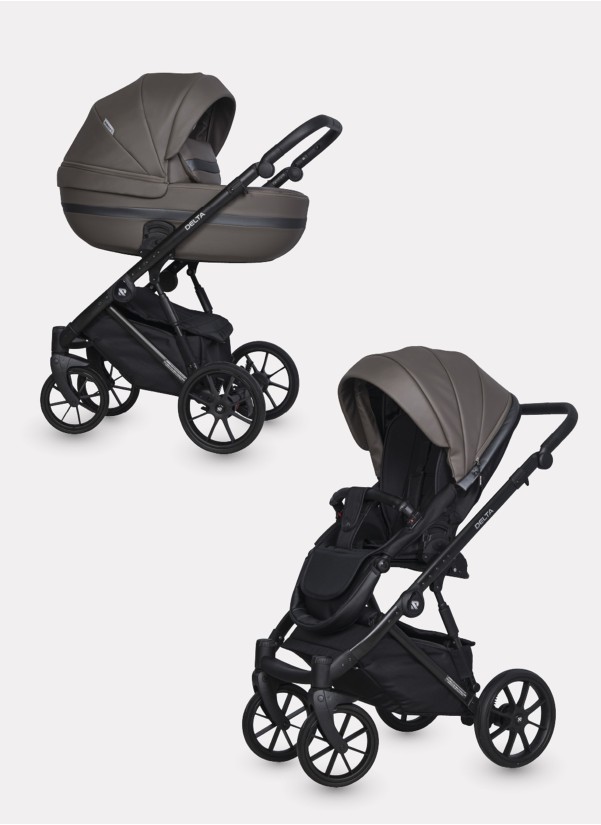 Коляска 2 в 1 Riko Basic Delta Ecco 12 Mokka