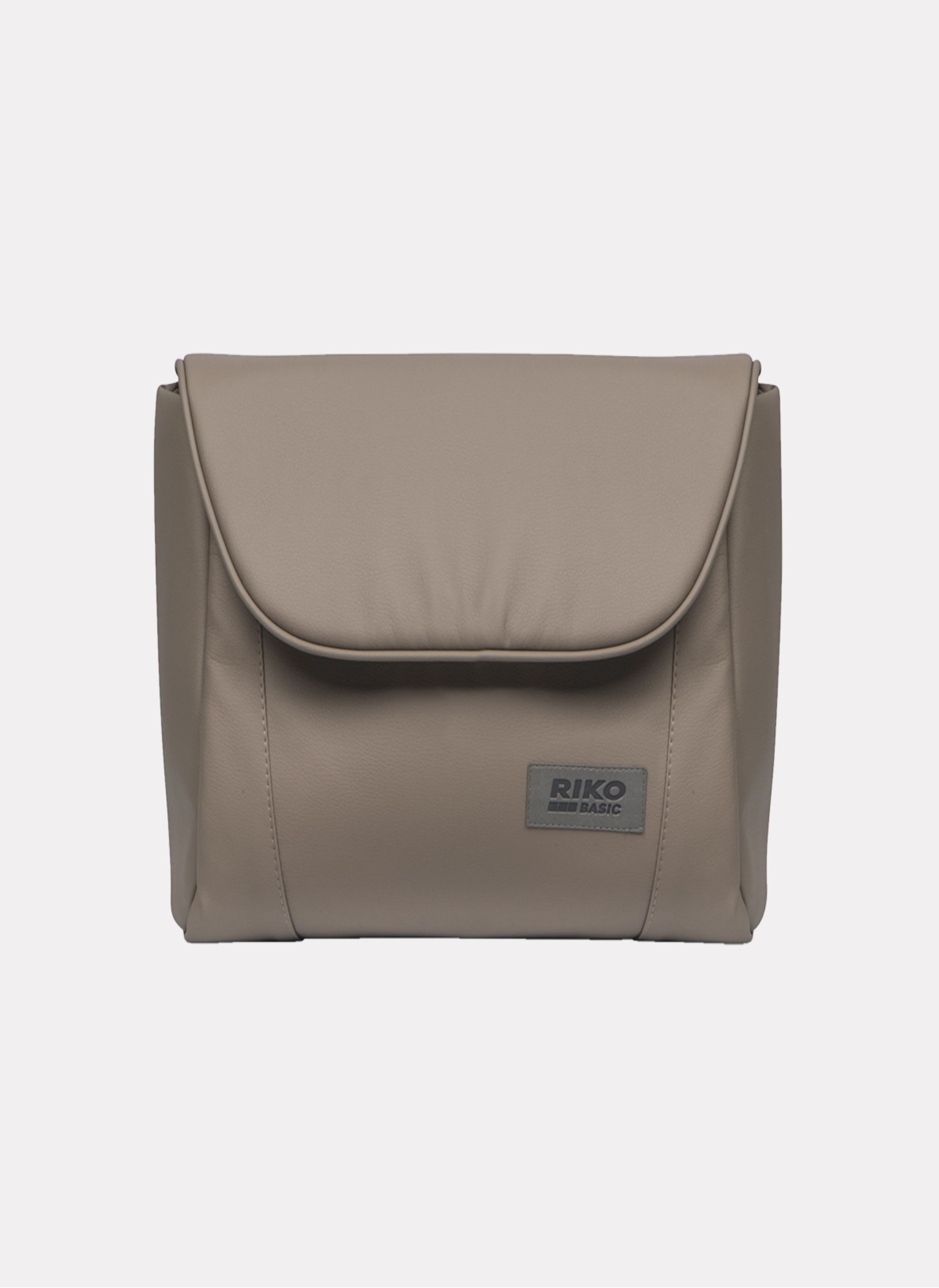 Детская коляска 2 в 1 Riko Basic Montana Ecco из экокожи | Реверсивный прогулочный блок | Регулируемая амортизация | Передние поворачиваемые колеса | Цвет - бежевый