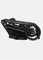 Детская коляска 2 в 1 Riko Basic Montana Ecco из экокожи | Реверсивный прогулочный блок | Регулируемая амортизация | Передние поворачиваемые колеса | Цвет - бежевый