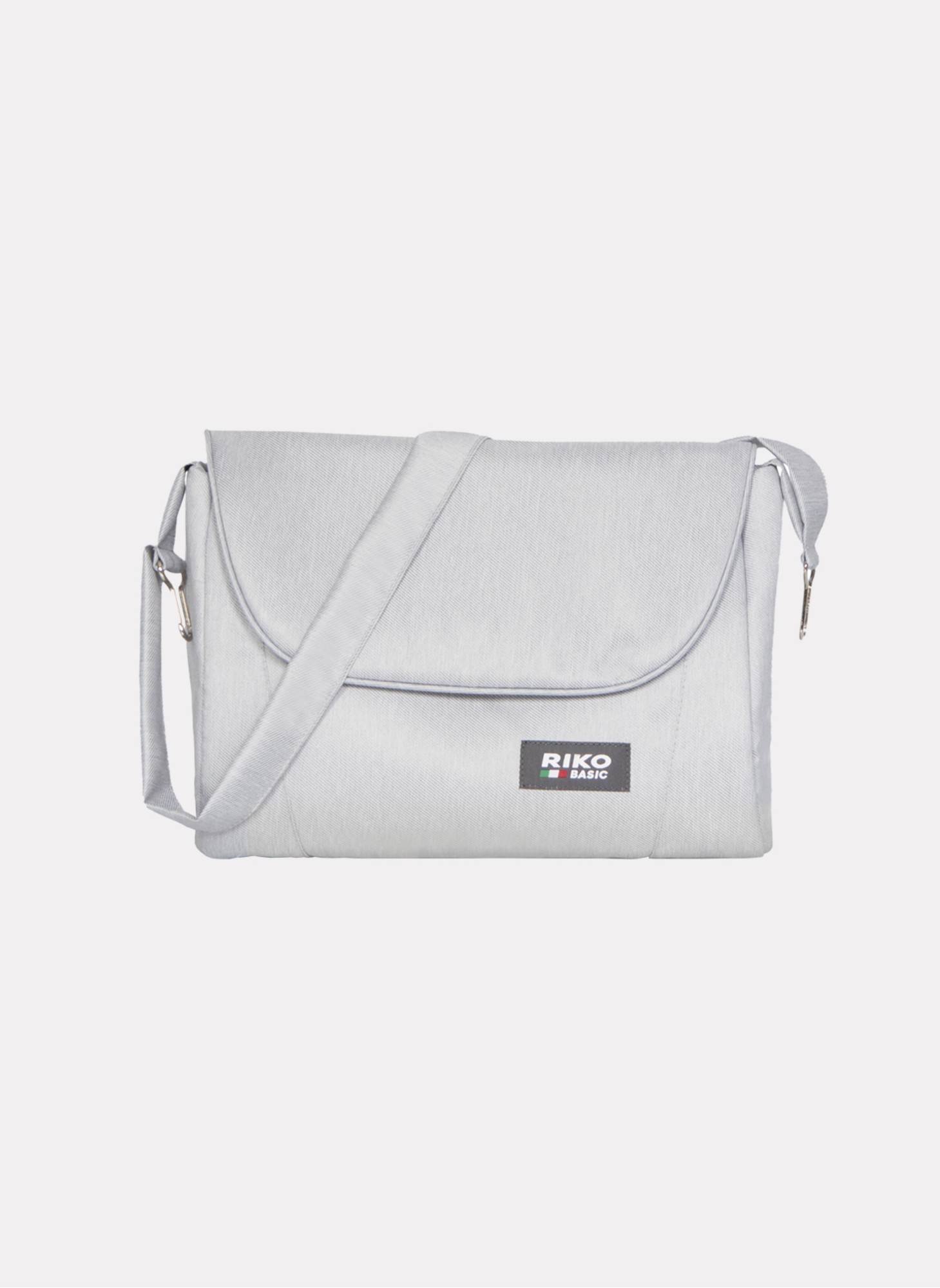 Детская коляска 2 в 1 Riko Basic Montana | Реверсивный прогулочный блок | Пружинная амортизация | Передние поворачиваемые колеса с фиксацией | Цвет - серый