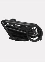 Детская коляска 2 в 1 Riko Basic Montana | Реверсивный прогулочный блок | Пружинная амортизация | Передние поворачиваемые колеса с фиксацией | Цвет - серый