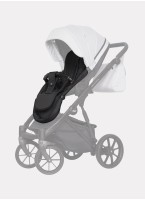 Детская коляска 2 в 1 Riko Basic Montana | Реверсивный прогулочный блок | Пружинная амортизация | Передние поворачиваемые колеса с фиксацией | Цвет - серый