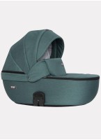 Детская коляска 2 в 1 Riko Basic Montana | Реверсивный прогулочный блок | Пружинная амортизация | Передние поворачиваемые колеса с фиксацией | Цвет - зеленый
