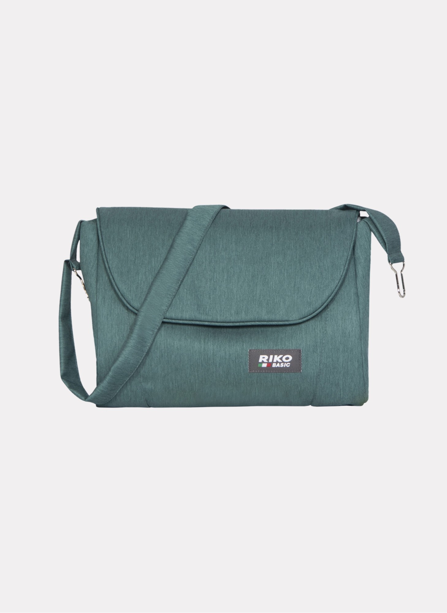 Детская коляска 2 в 1 Riko Basic Montana | Реверсивный прогулочный блок | Пружинная амортизация | Передние поворачиваемые колеса с фиксацией | Цвет - зеленый