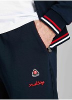 Спортивный костюм на молнии RED-N-ROCK'S темно-синий, брюки прямые, толстовка на молнии без капюшона