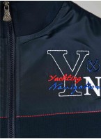 Спортивный костюм на молнии RED-N-ROCK'S темно-синий, брюки прямые, толстовка на молнии без капюшона