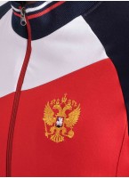Спортивный костюм Россия мужской Rusteam, с гербом России и надписью Россия, цвет - красный, синий, белый