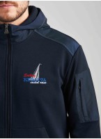 Спортивный костюм RED-N-ROCK'S мужской темно-синий, толстовка с капюшоном и на молнии, брюки - прямого кроя