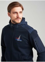 Спортивный костюм RED-N-ROCK'S мужской темно-синий, толстовка с капюшоном и на молнии, брюки - прямого кроя