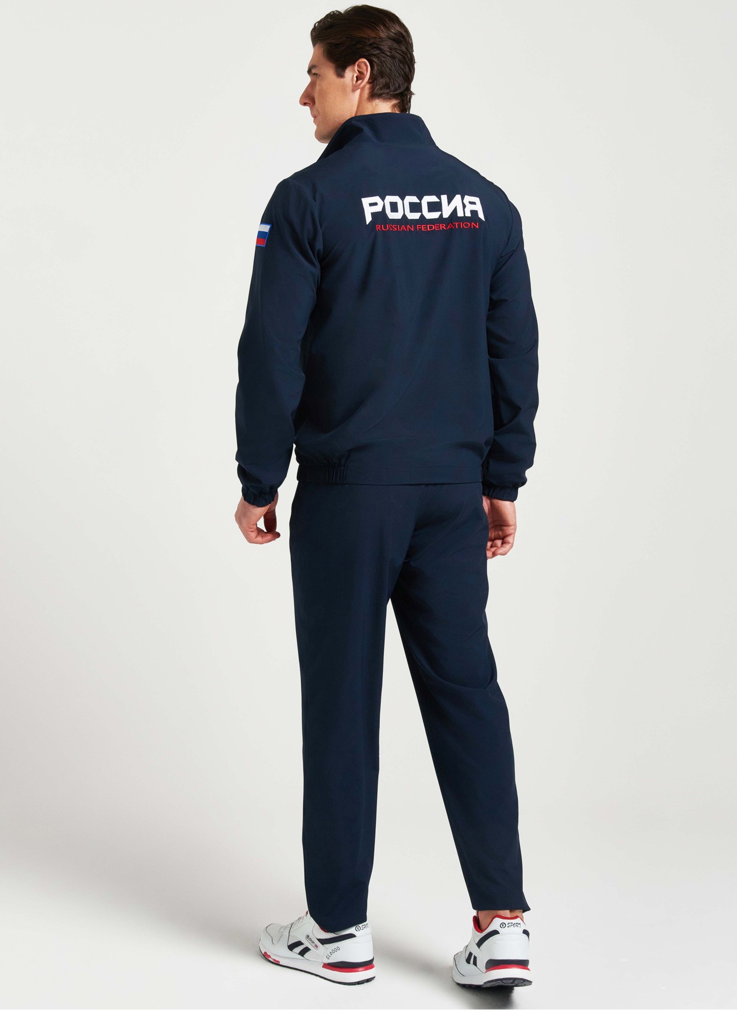 Спортивный костюм Россия мужской Rusteam, с гербом России, цвет - синий