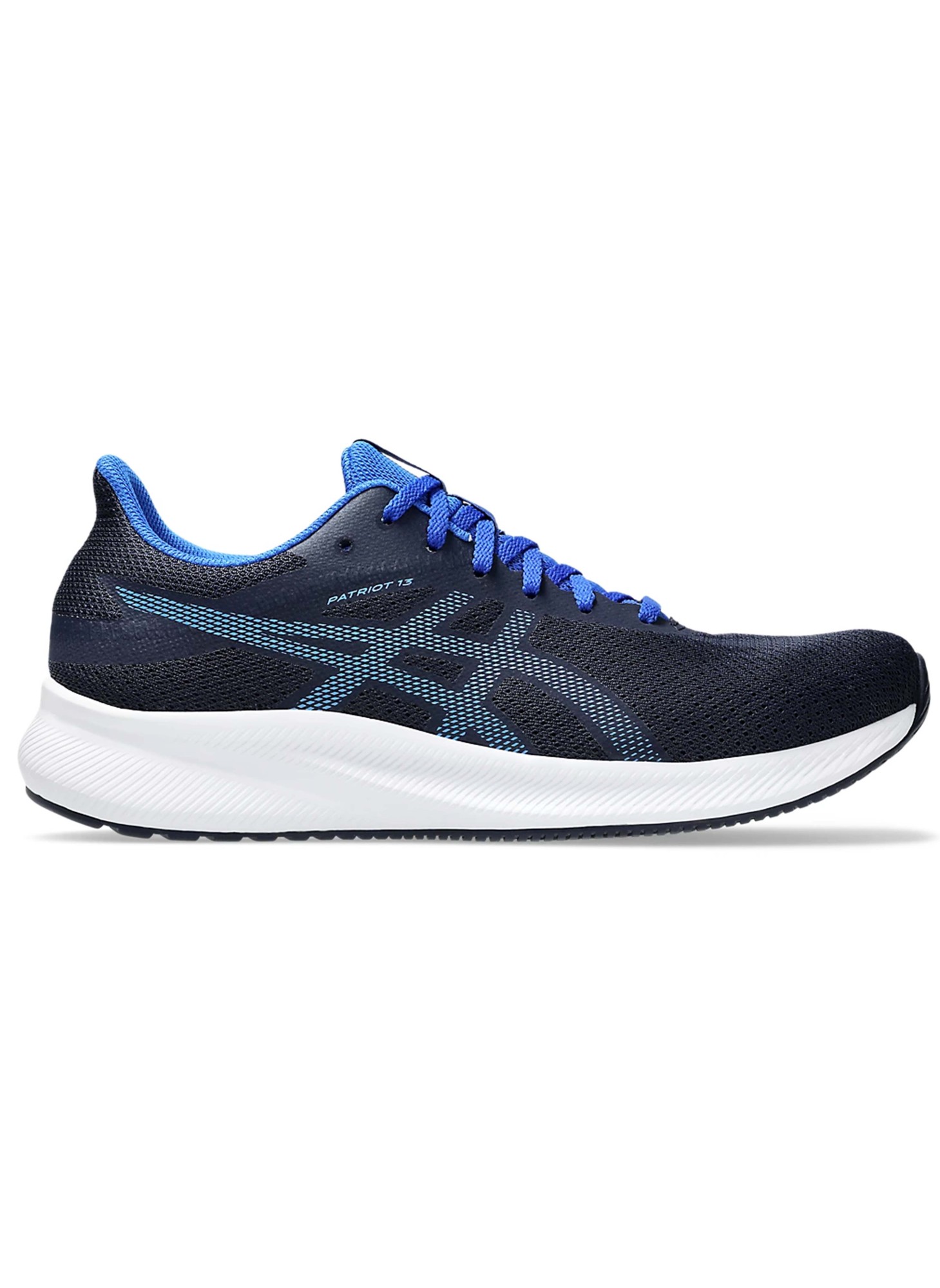 Asics Patriot 13 мужские, темно-синего цвета, артикул 1011B485-413