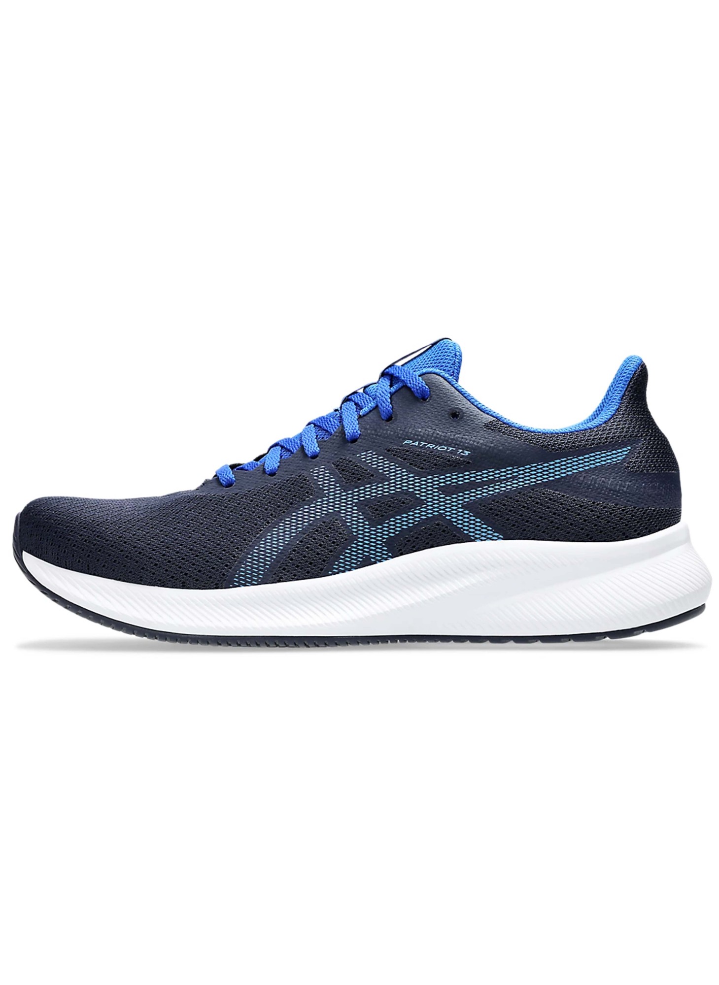 Asics Patriot 13 мужские, темно-синего цвета, артикул 1011B485-413