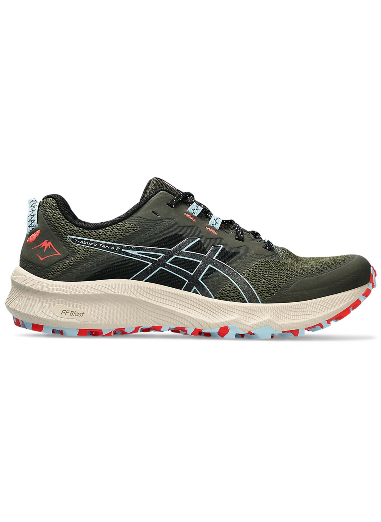 Asics Trabuco Terra 2 мужские, зеленого цвета, артикул 1011B607-300