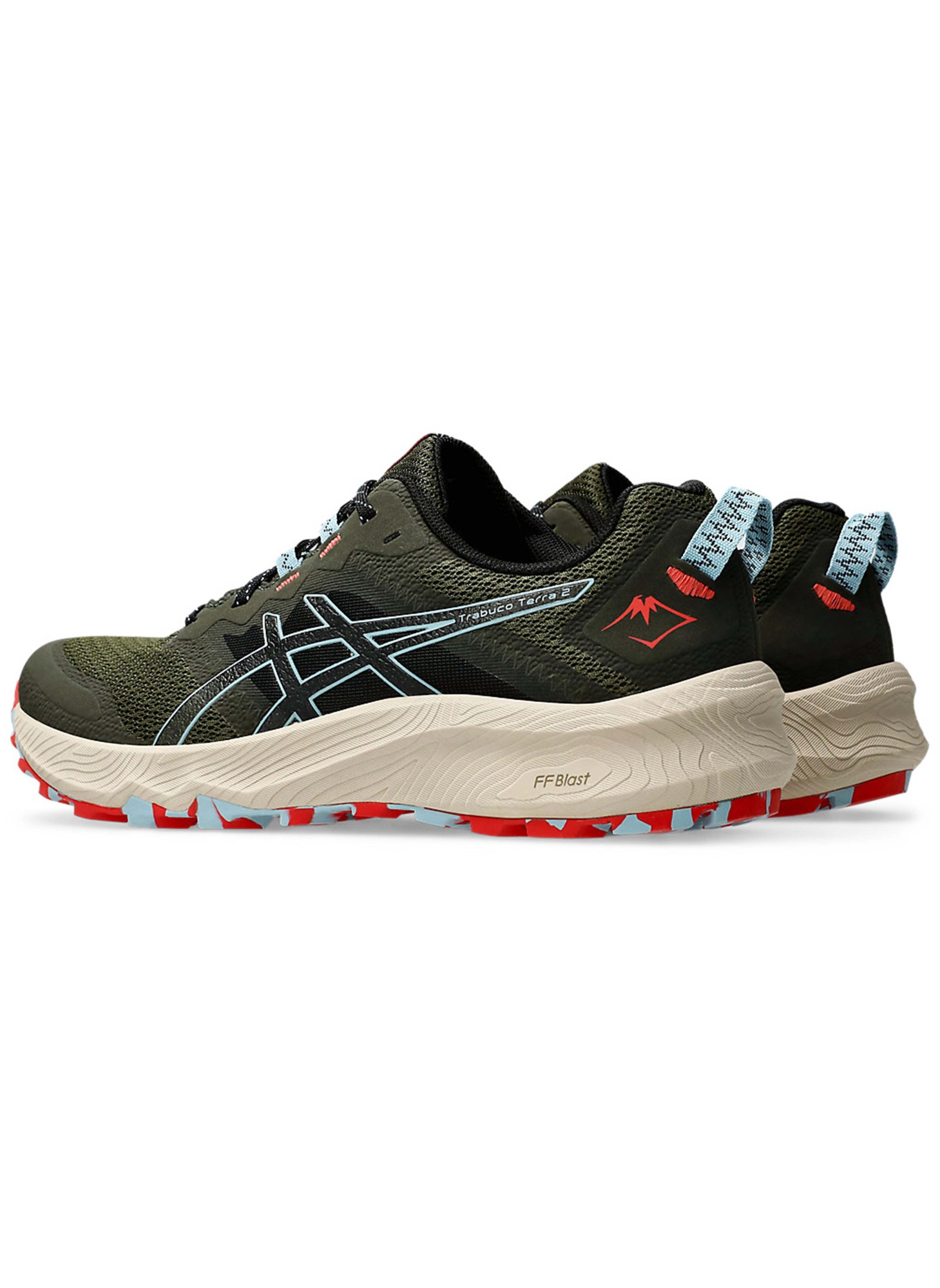Asics Trabuco Terra 2 мужские, зеленого цвета, артикул 1011B607-300