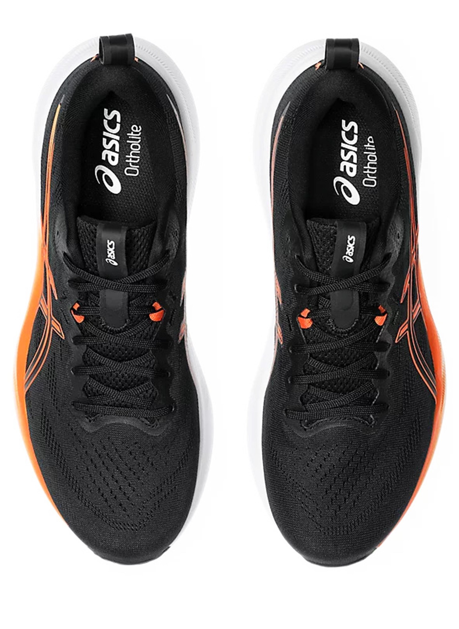 Asics Gel Pulse 16 мужские | Цвет - черный, оранжевый | Артикул 1011B962-001
