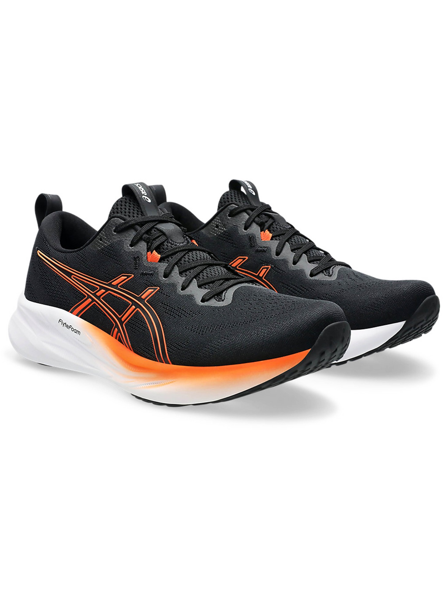 Asics Gel Pulse 16 мужские | Цвет - черный, оранжевый | Артикул 1011B962-001