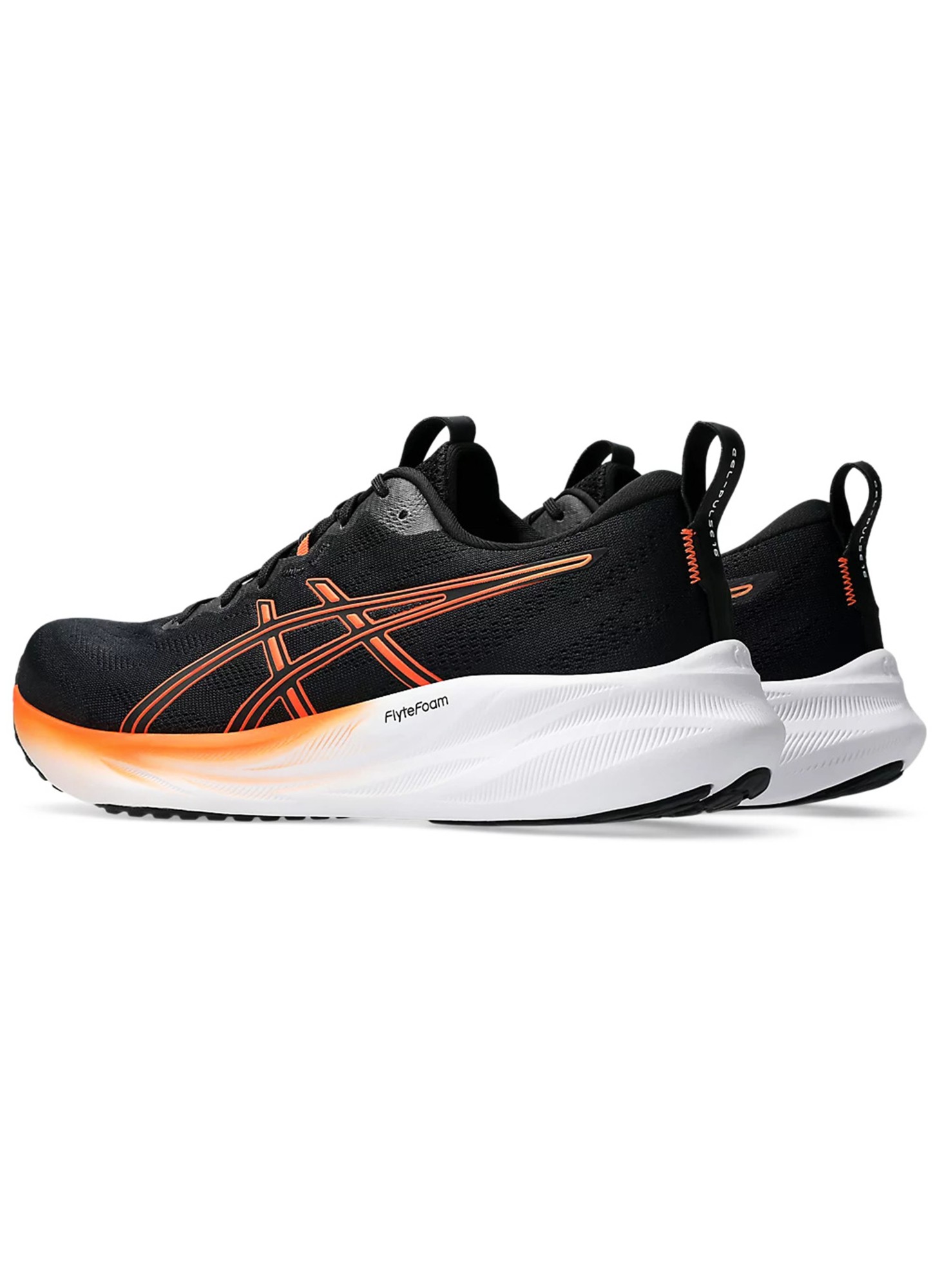 Asics Gel Pulse 16 мужские | Цвет - черный, оранжевый | Артикул 1011B962-001