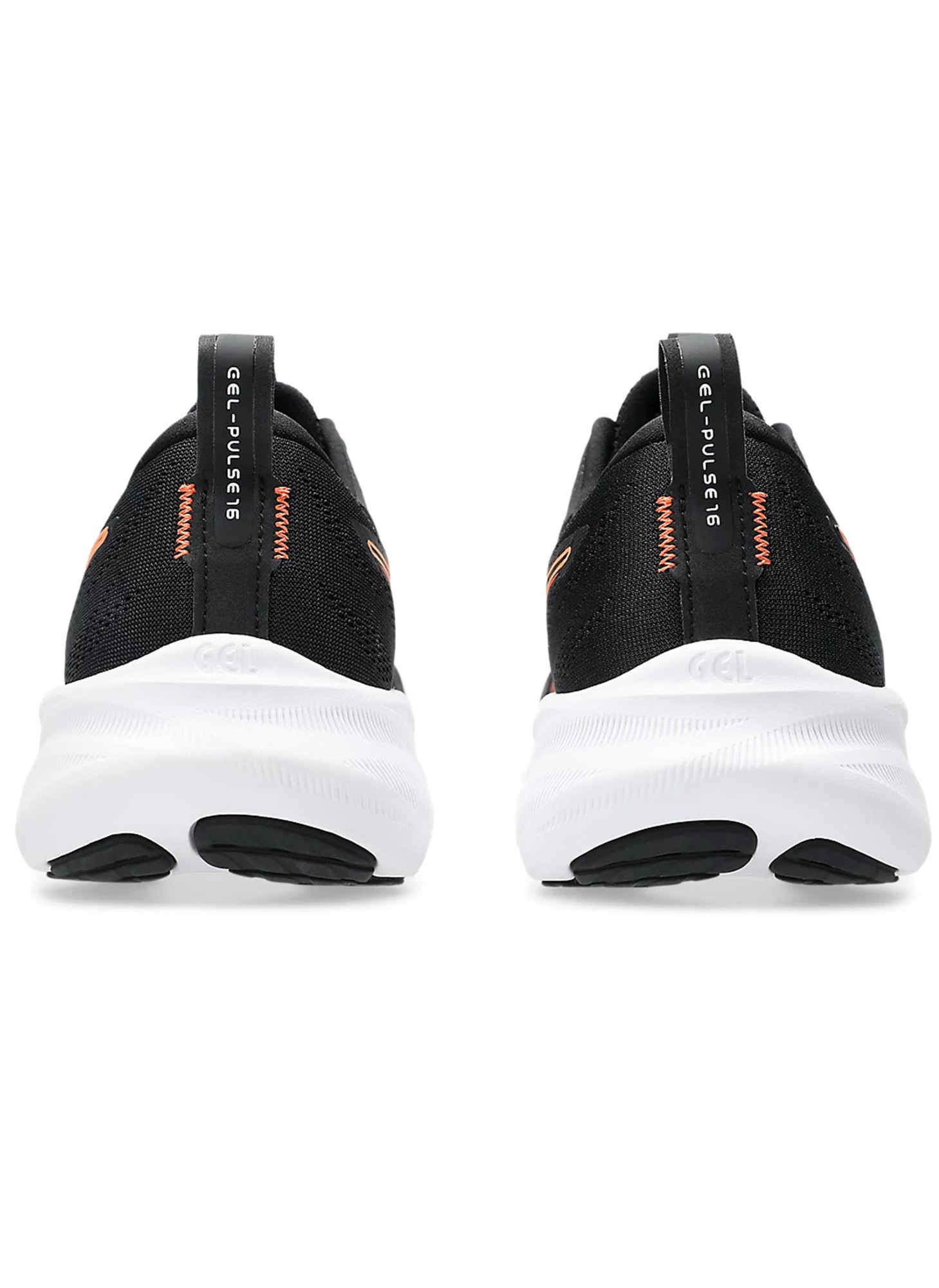 Asics Gel Pulse 16 мужские | Цвет - черный, оранжевый | Артикул 1011B962-001