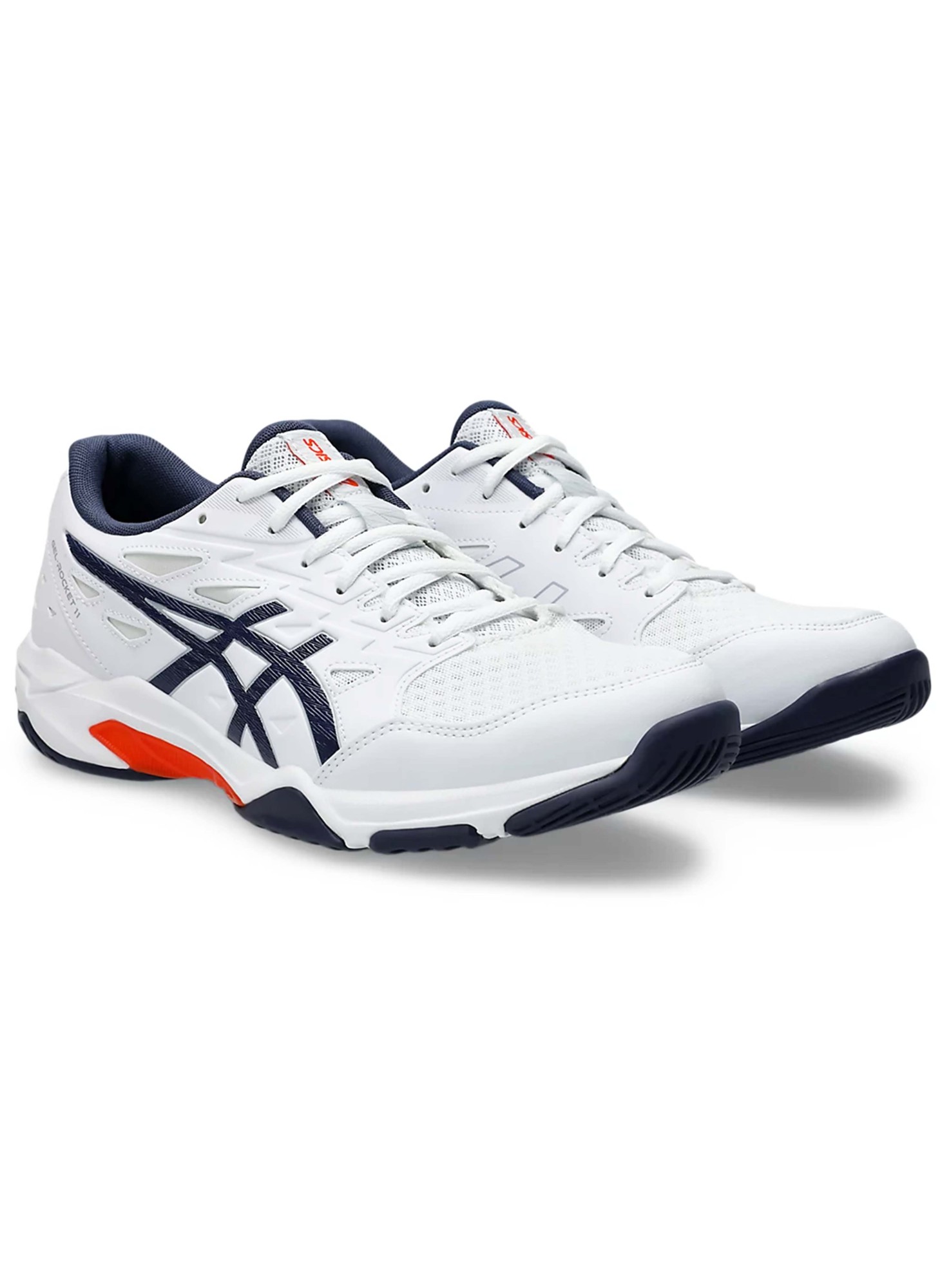 Asics Gel Rocket 11 мужские, белые, артикул 1071A091-104