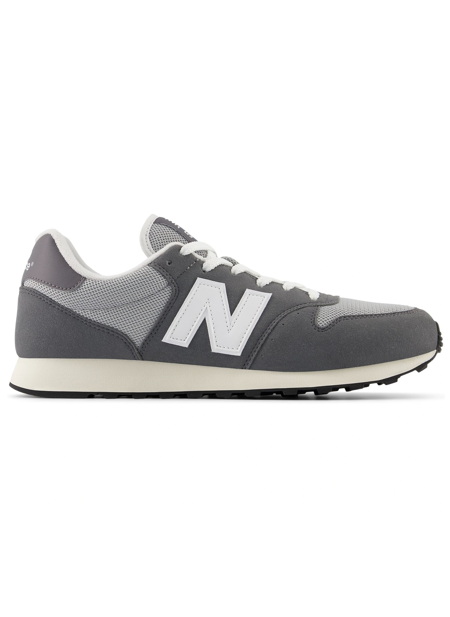 New Balance 500 серые, мужская модель, артикул GM500LCR
