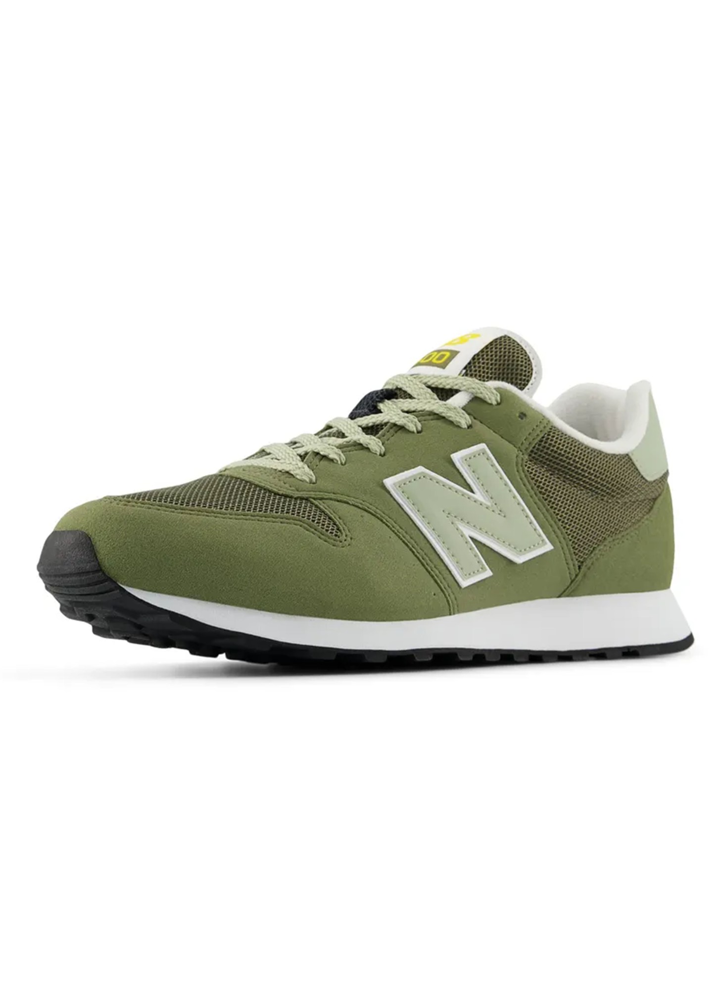 Мужские кроссовки New Balance 500 зеленого цвета, артикул GM500OPY