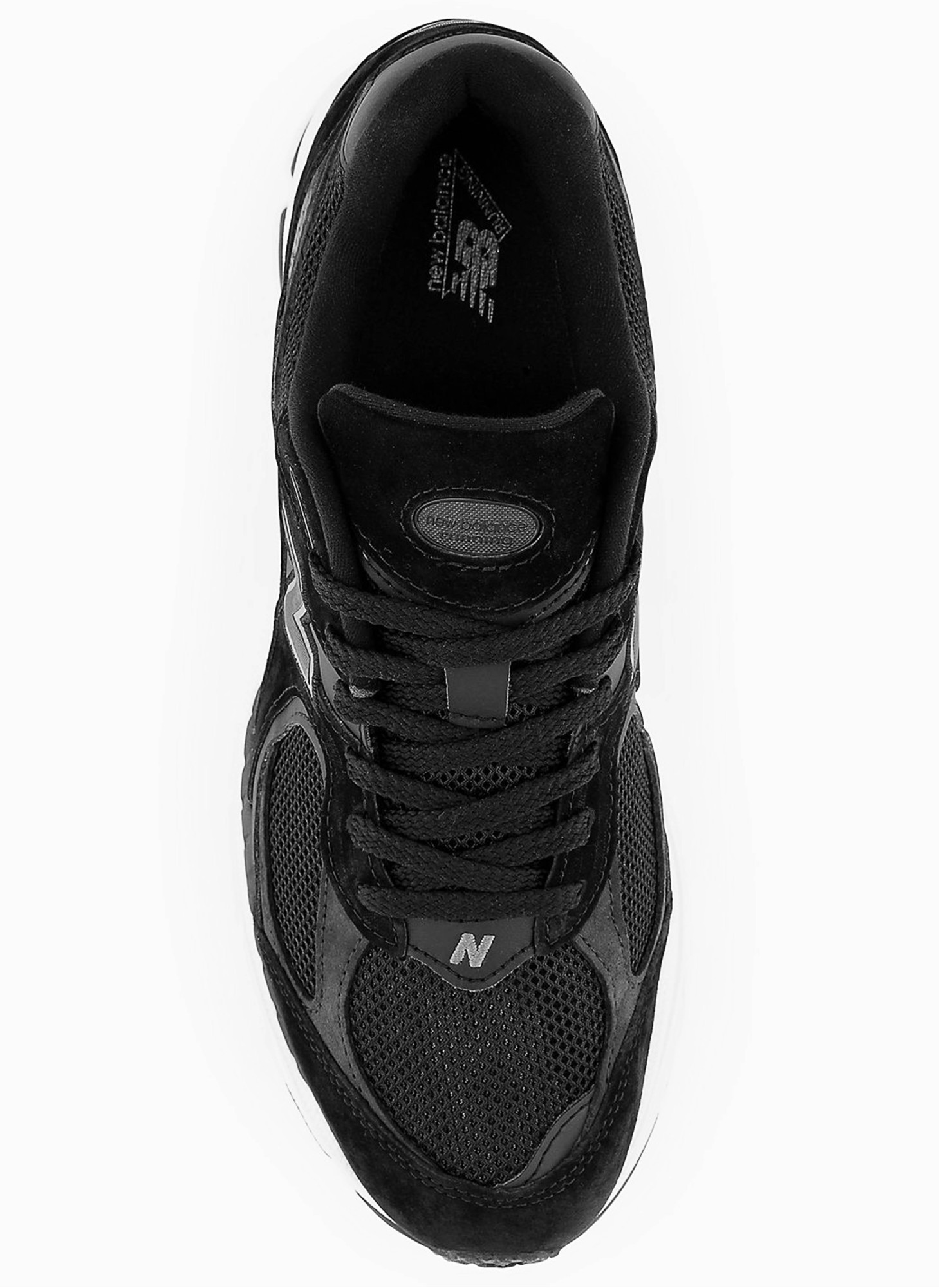 New Balance 2002 мужские черного цвета с белыми вставками | Артикул M2002RBK