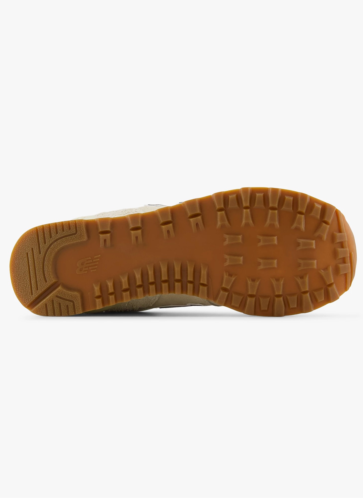 Женские кроссовки New Balance 574 бежевого цвета, артикул WL574GU2