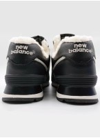 Кроссовки NEW BALANCE 574 Утепленные Black and White