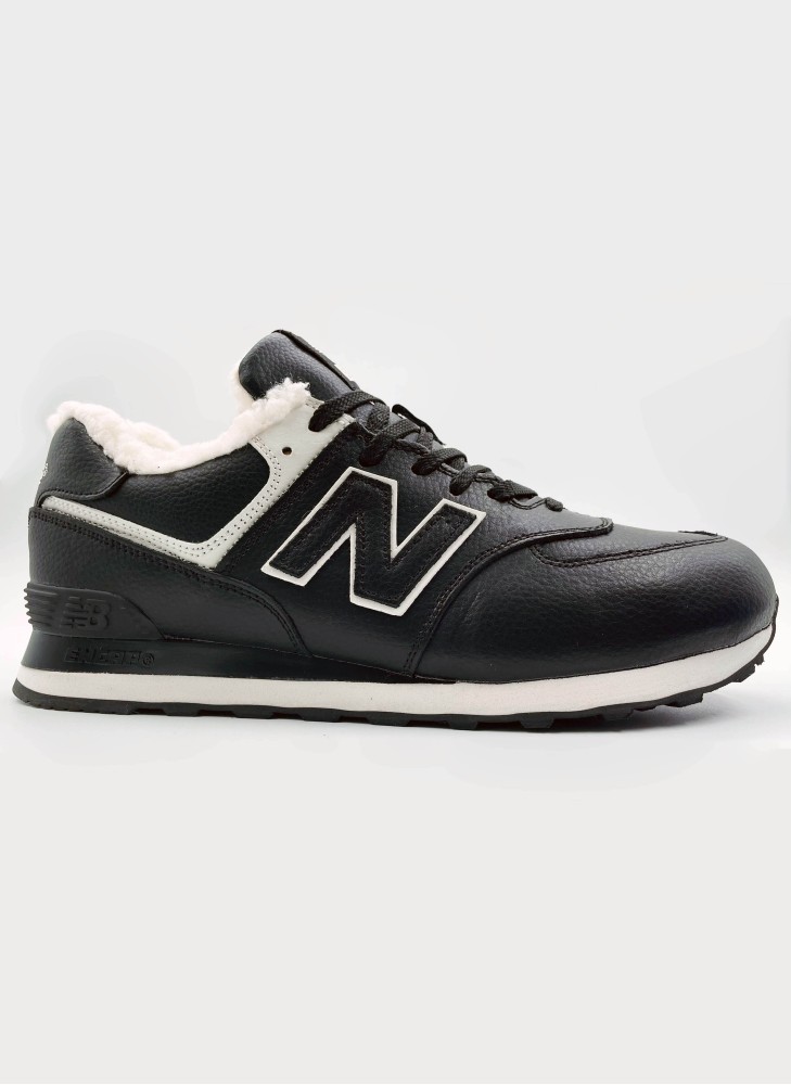 Кроссовки NEW BALANCE 574 Утепленные Black and White