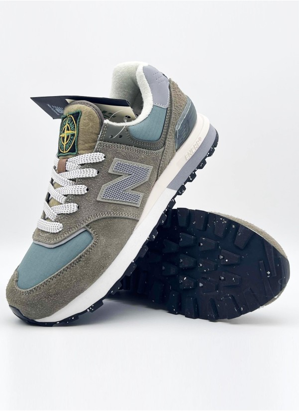 Кроссовки NEW BALANCE 574 x Stone Island Steel Blue