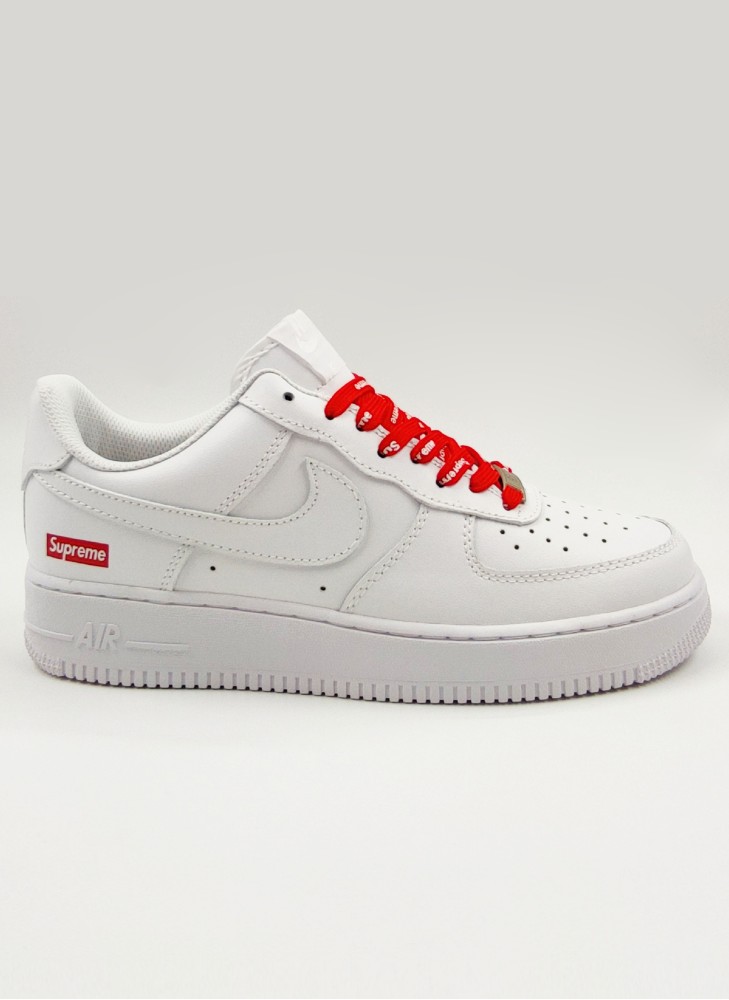 Кроссовки NIKE AIR FORCE 1 Low Supreme - Mini Box Logo White