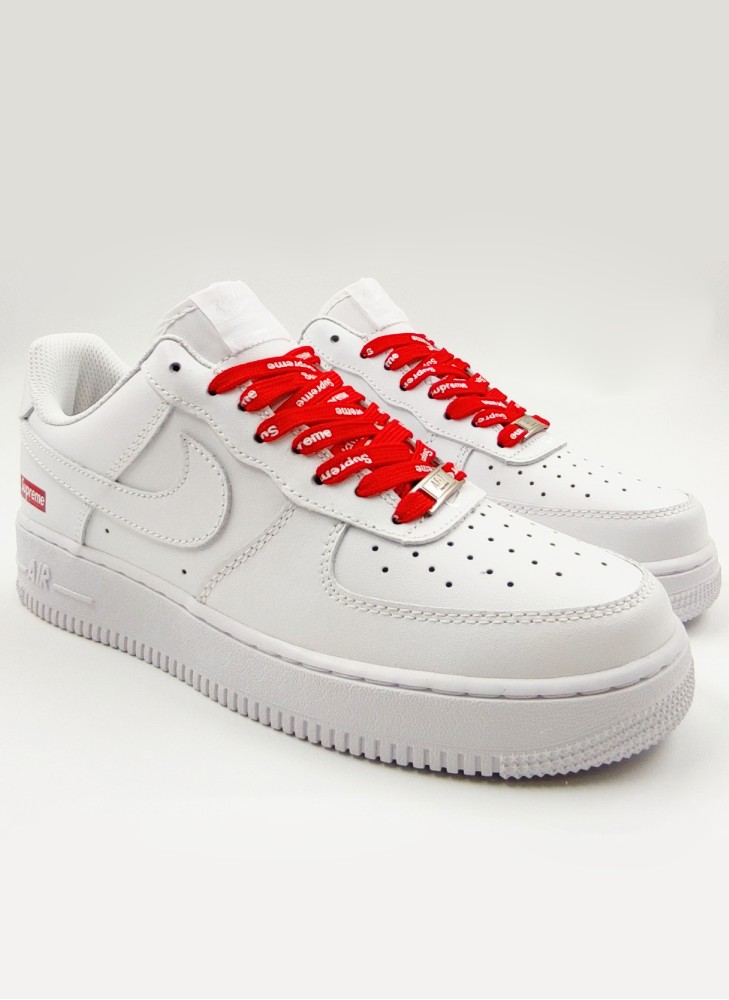 Кроссовки NIKE AIR FORCE 1 Low Supreme - Mini Box Logo White