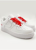 Кроссовки NIKE AIR FORCE 1 Low Supreme - Mini Box Logo White